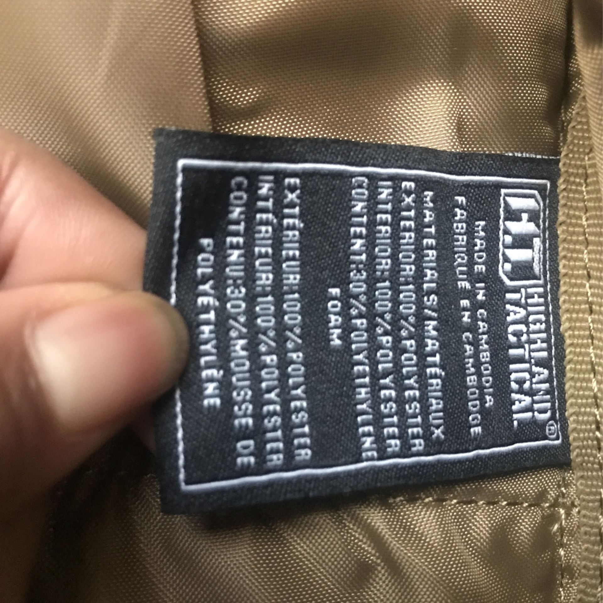 Highland Tactical Travel Back