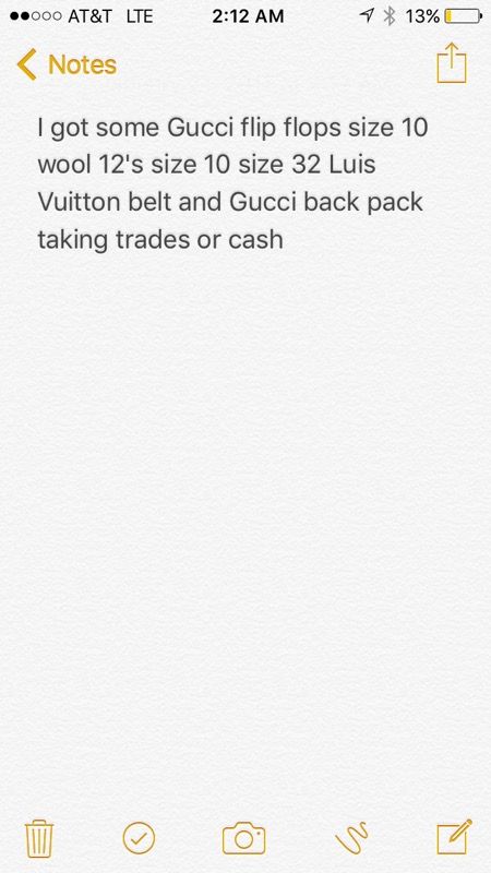 Designer stuff trade or cash