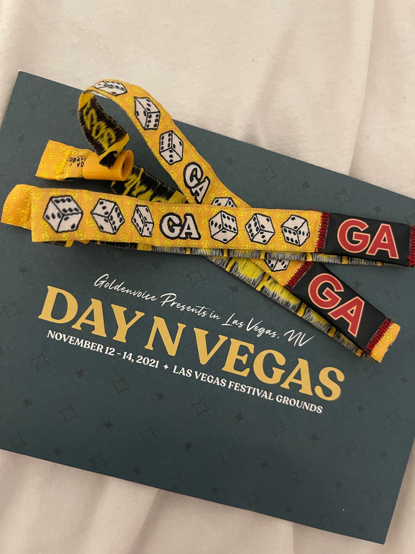 1 ticket for the saturday and sunday portion of day n vegas