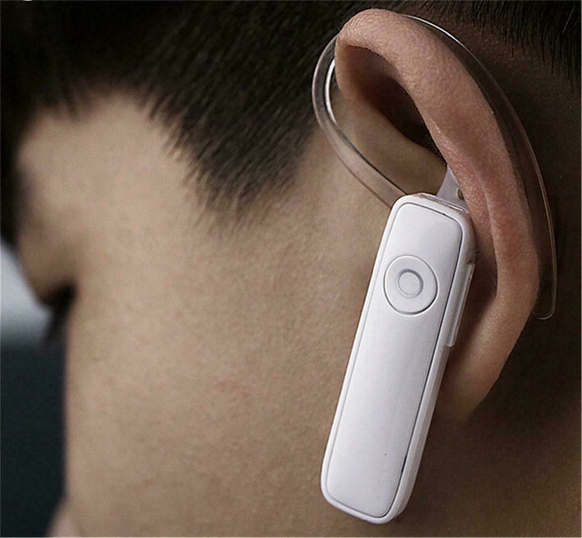 Bluetooth 4.1 Headset Wireless in-ear Stereo Headphones Handfree Earphone Earbud Color White