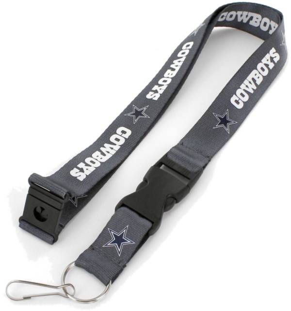 NFL Grey Dallas Cowboys Lanyard