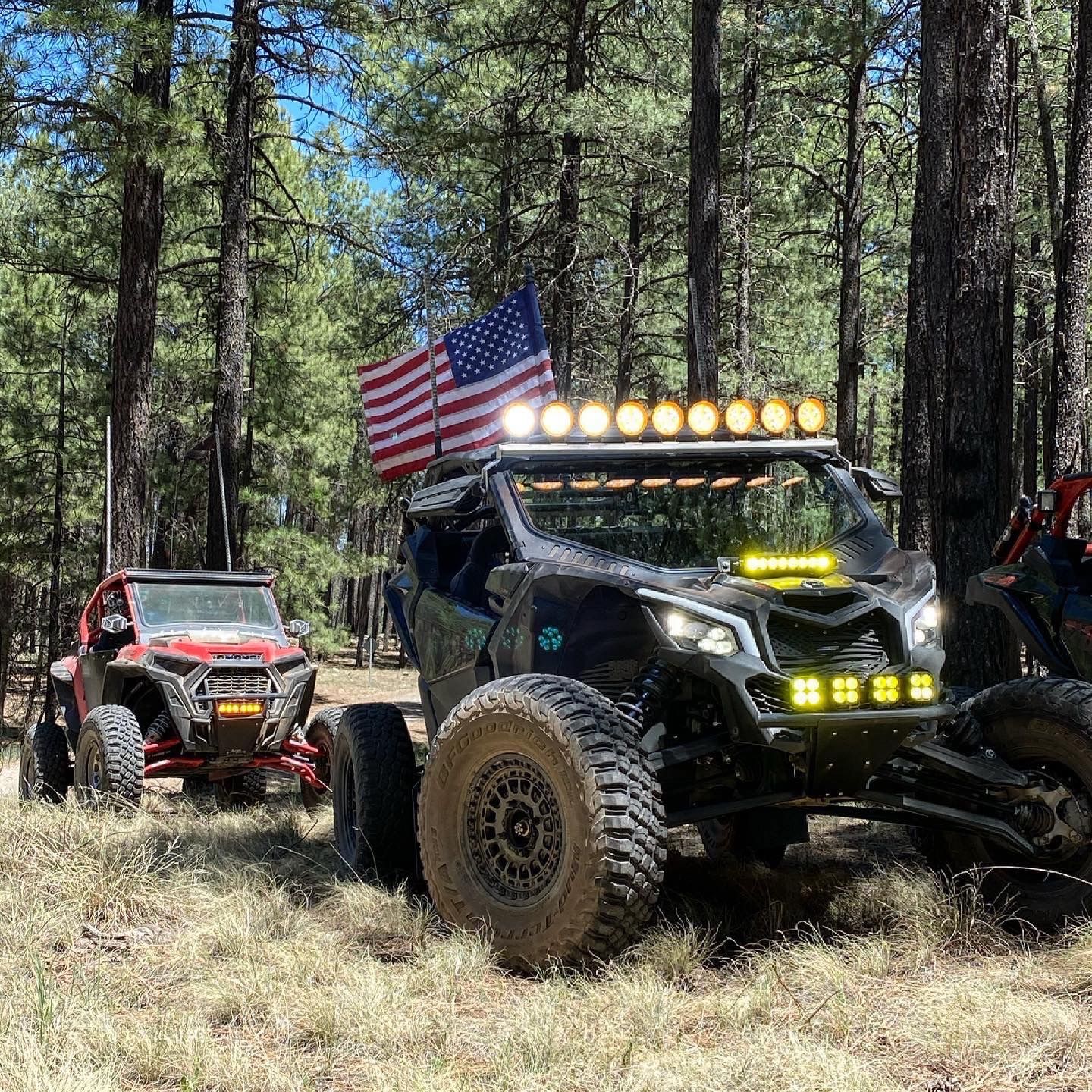 40” SD Lighting & Gieser Dual Function Light Bar (white/amber)
