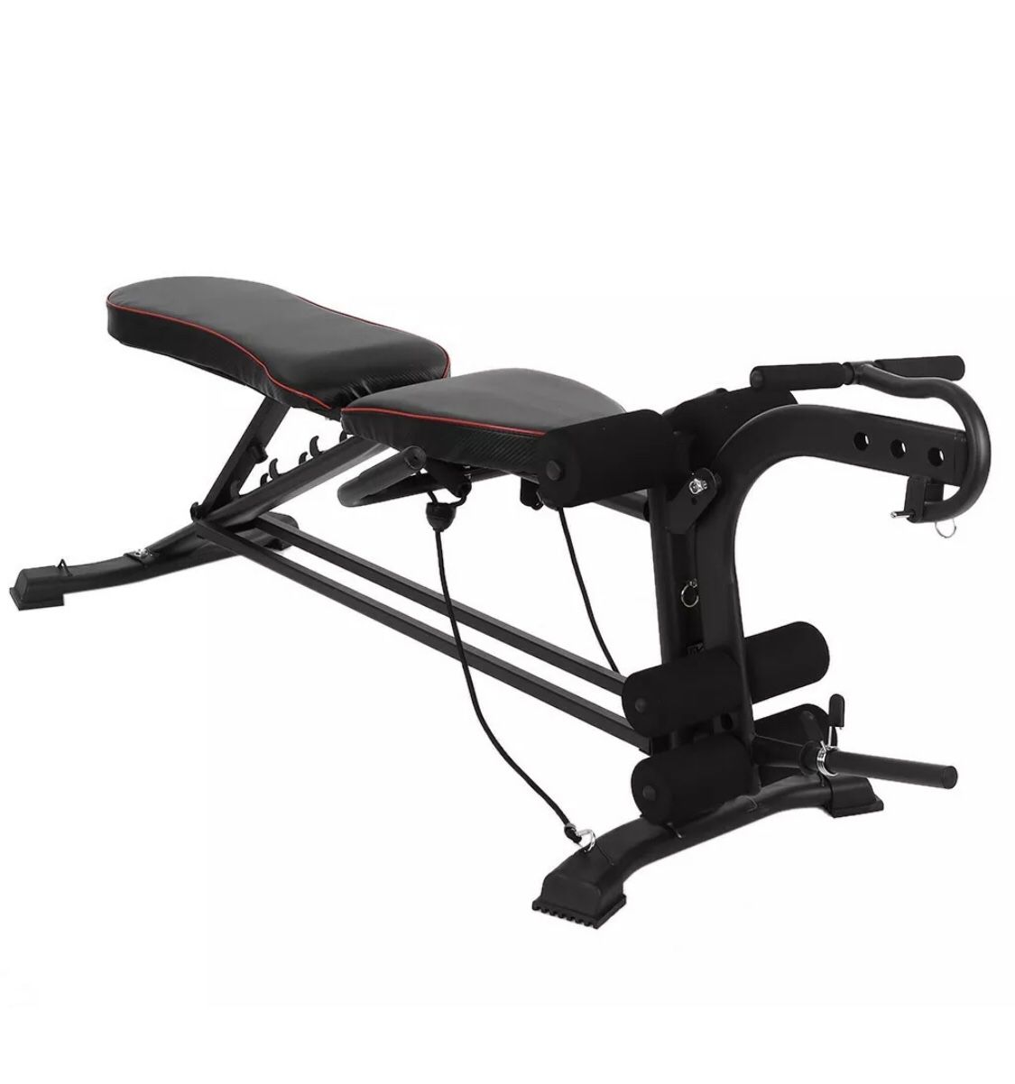 🔥BRAND NEW Adjustable Sit Up A B Incline Abs Bench Flat Fly Weight Press Gym Fitness Rope
