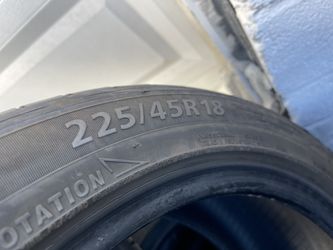 2 Used 225/45/18 ZeTa Tires  Thumbnail