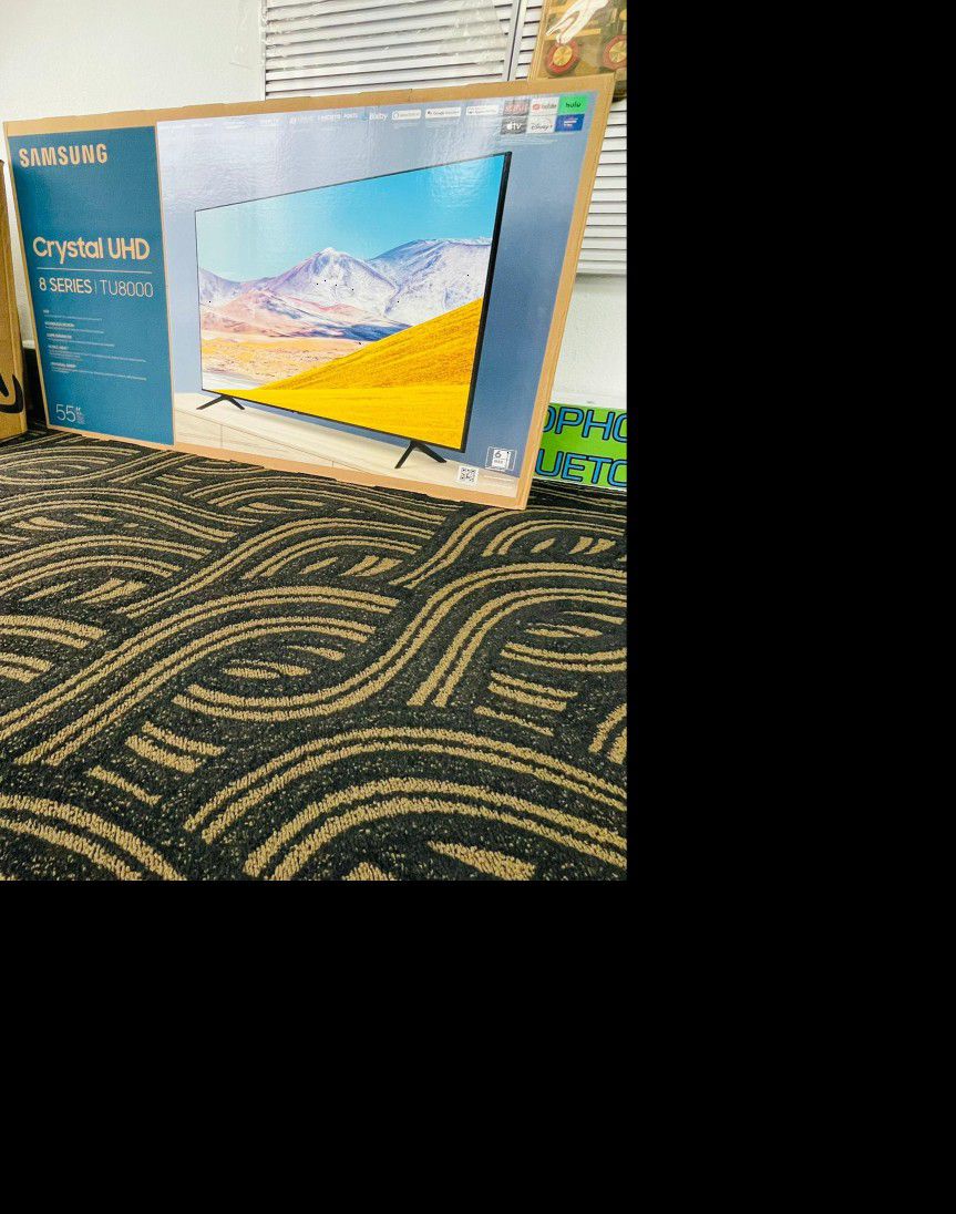 Brand New Samsung 8 Series 55inch Ultra HD TU8000 (Finance for $80 down and take home today, 3months no interest) $650
