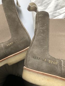 Common Projects, Chelsea Boots, Taupe, UK 7 (size 9) Thumbnail