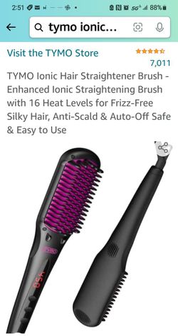 TYMO Ionic Hair Straightener Brush - Enhanced Ionic Straightening Brush

 Thumbnail