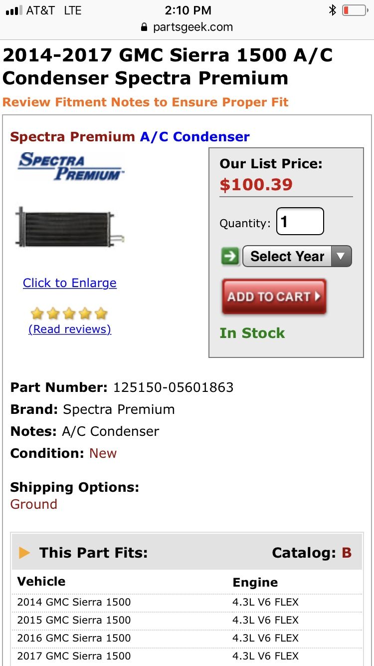 AC condenser brand new still in box