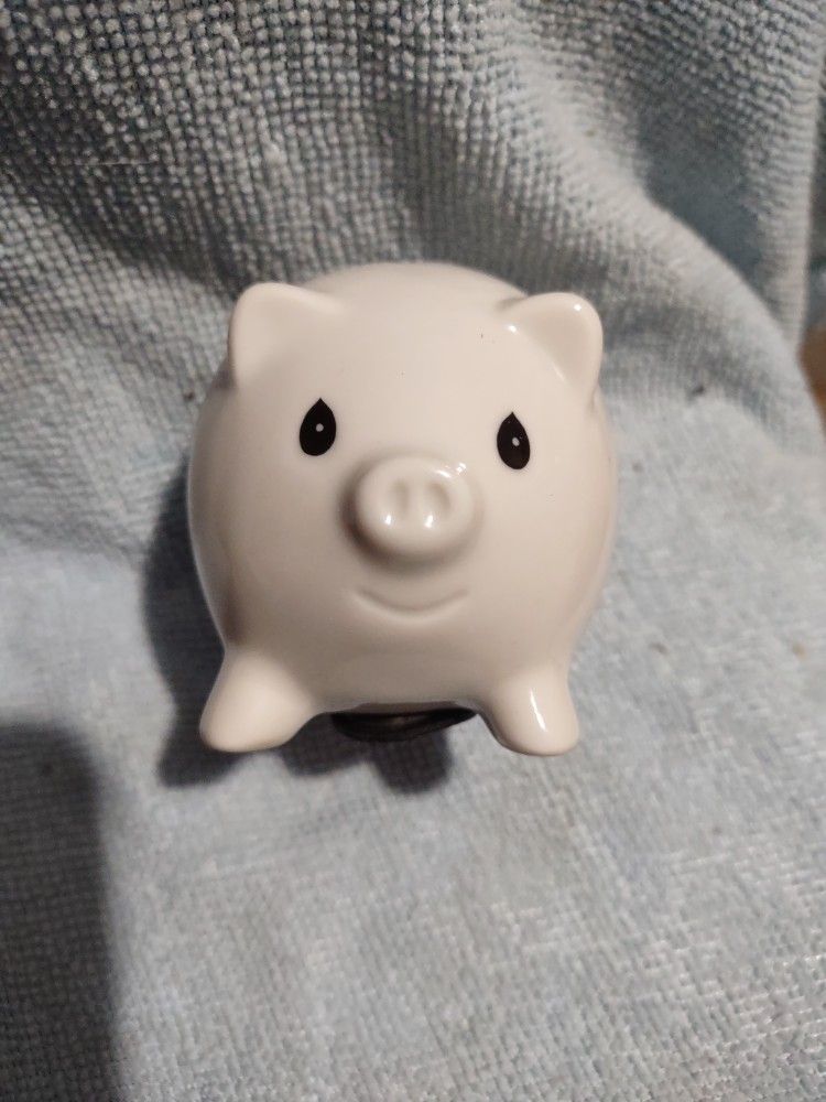 Precious Moments January Piggy Bank
