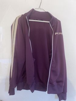 PALM ANGELS Purple & Off-white Track Jacket Thumbnail