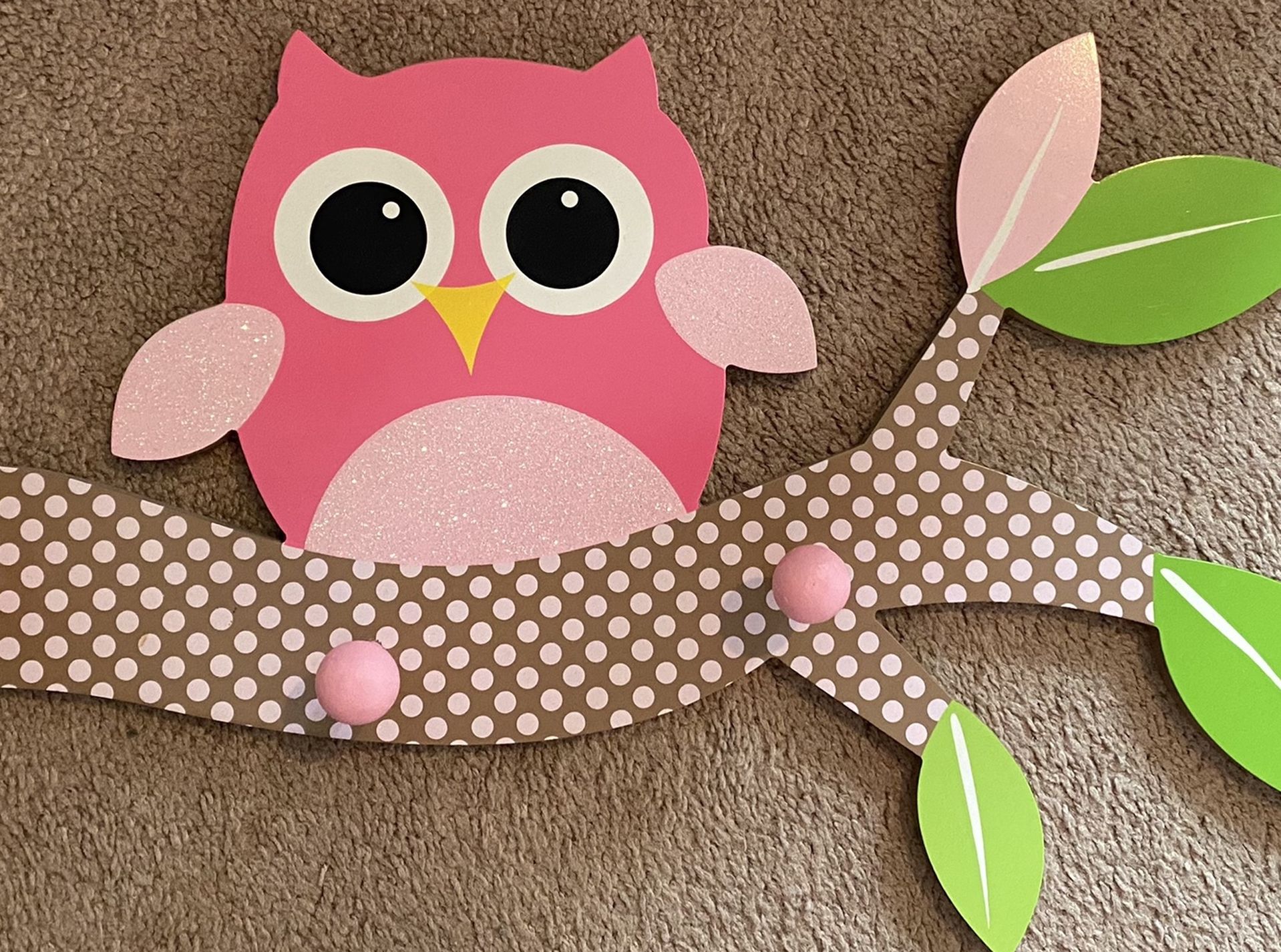 Owl Decor (hang Rack)
