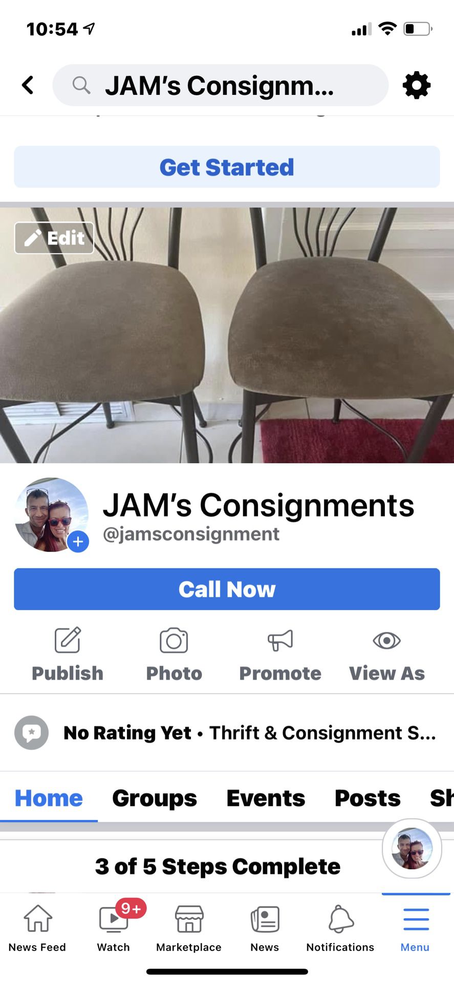JAMs Consignment Page