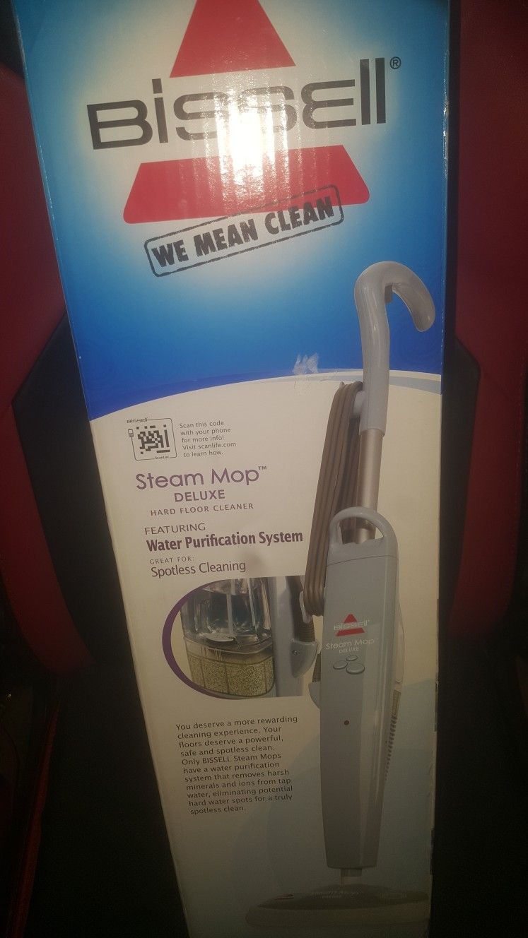 Bissell 3 In 1 Steam Mop Deluxe Cleaner
