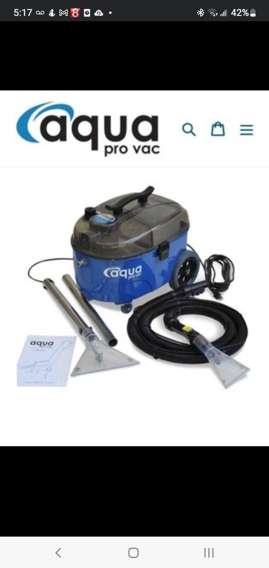 Portable Carpet Cleaning Spotter, Extractor Machine for Auto Detailing - Aqua Pro Vac