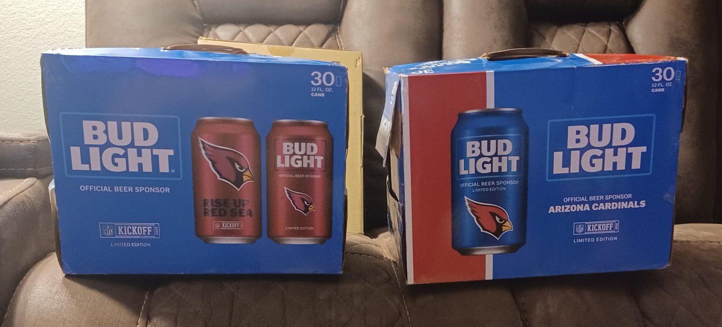 Empty Bud Light  Cans