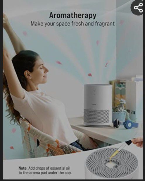 NEW Toppin Comfy HEPA Air Purifier. 