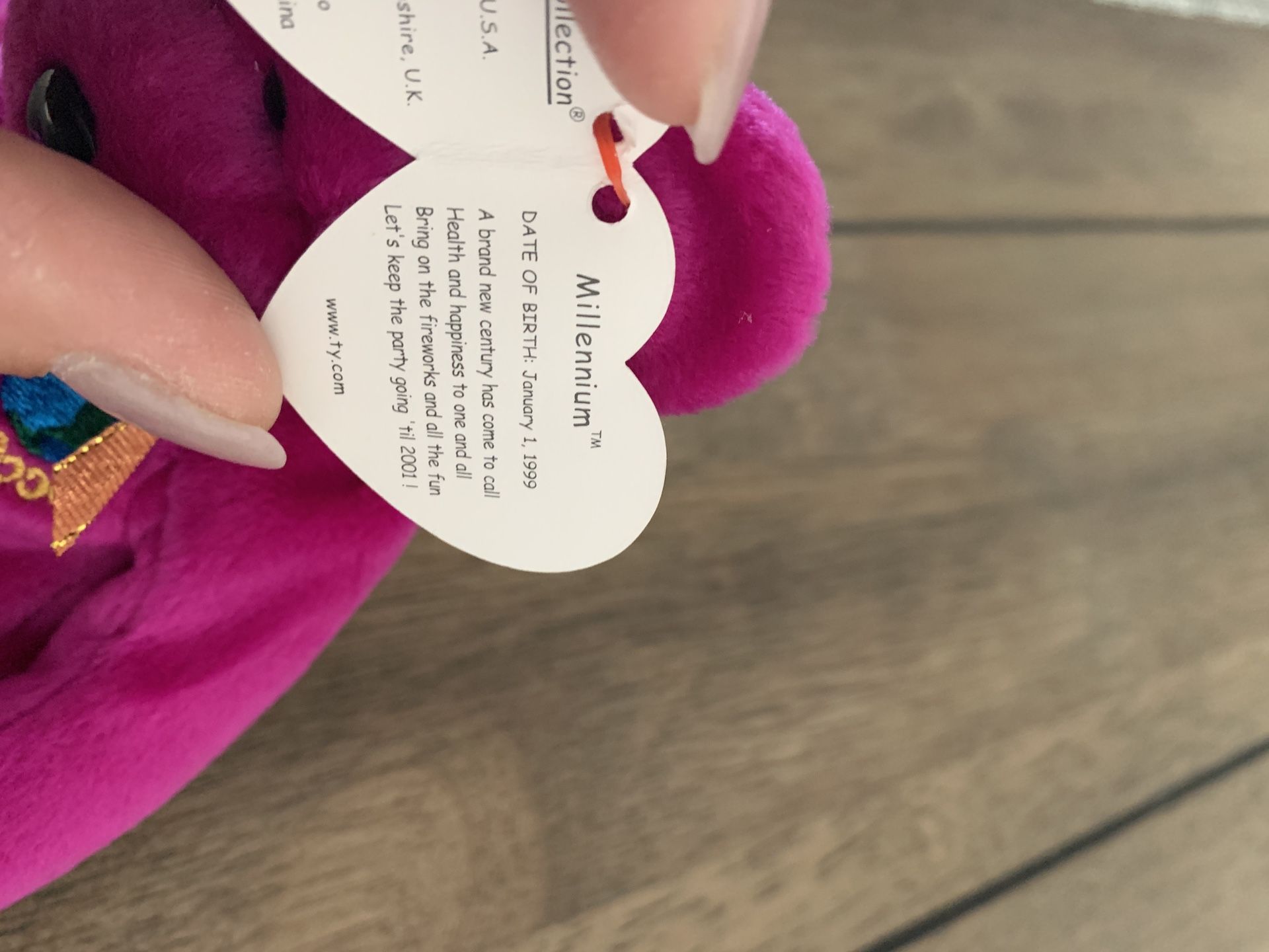 Ty Beanie Baby Millennium