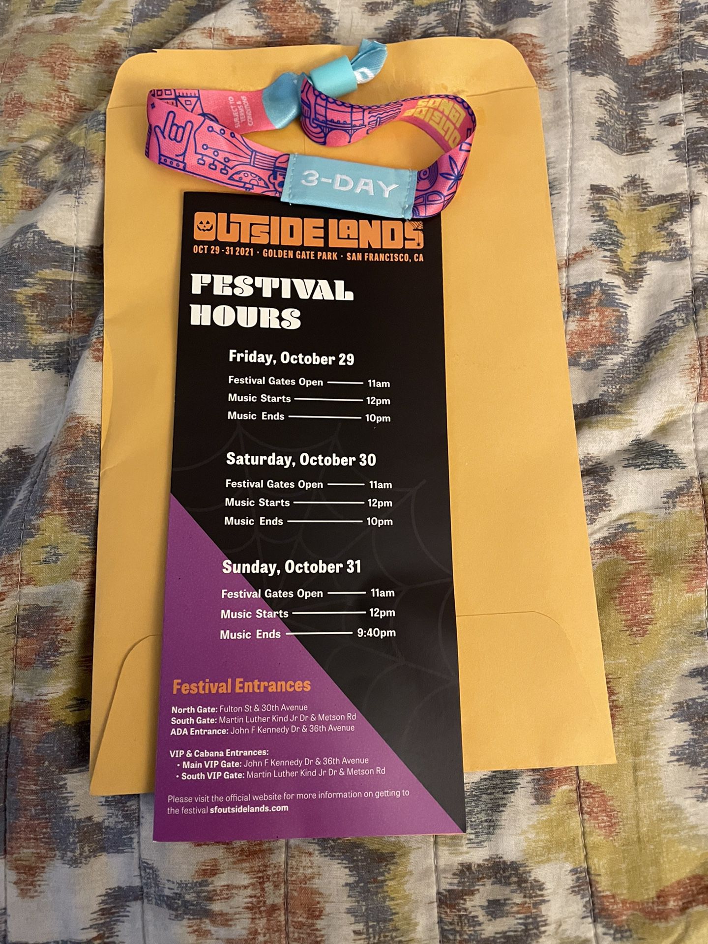 Outside Lands Tickets For Sale