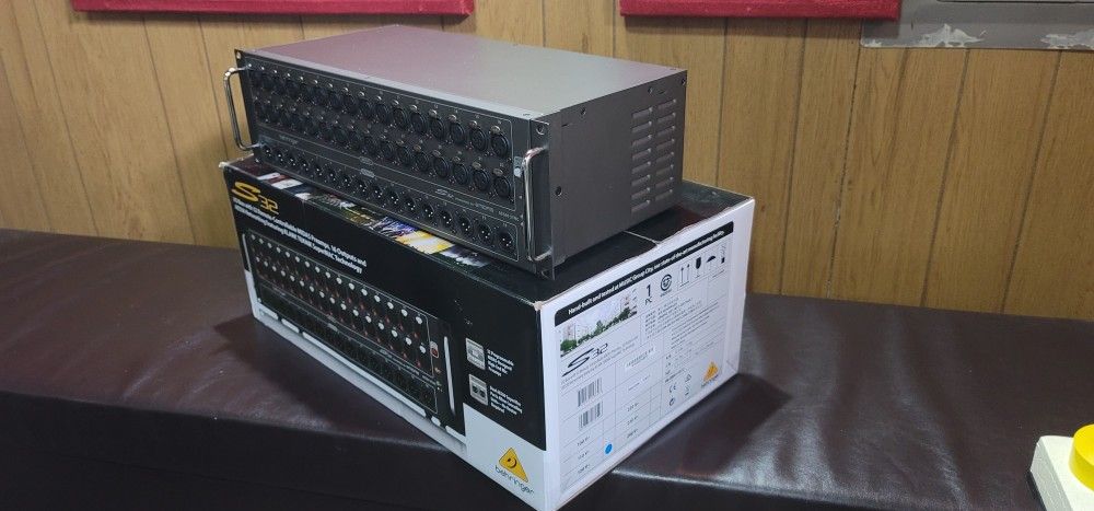 Behringer X32 40-channel Digital Mixer and Behringer S32 32 x 16 Digital Stage Box