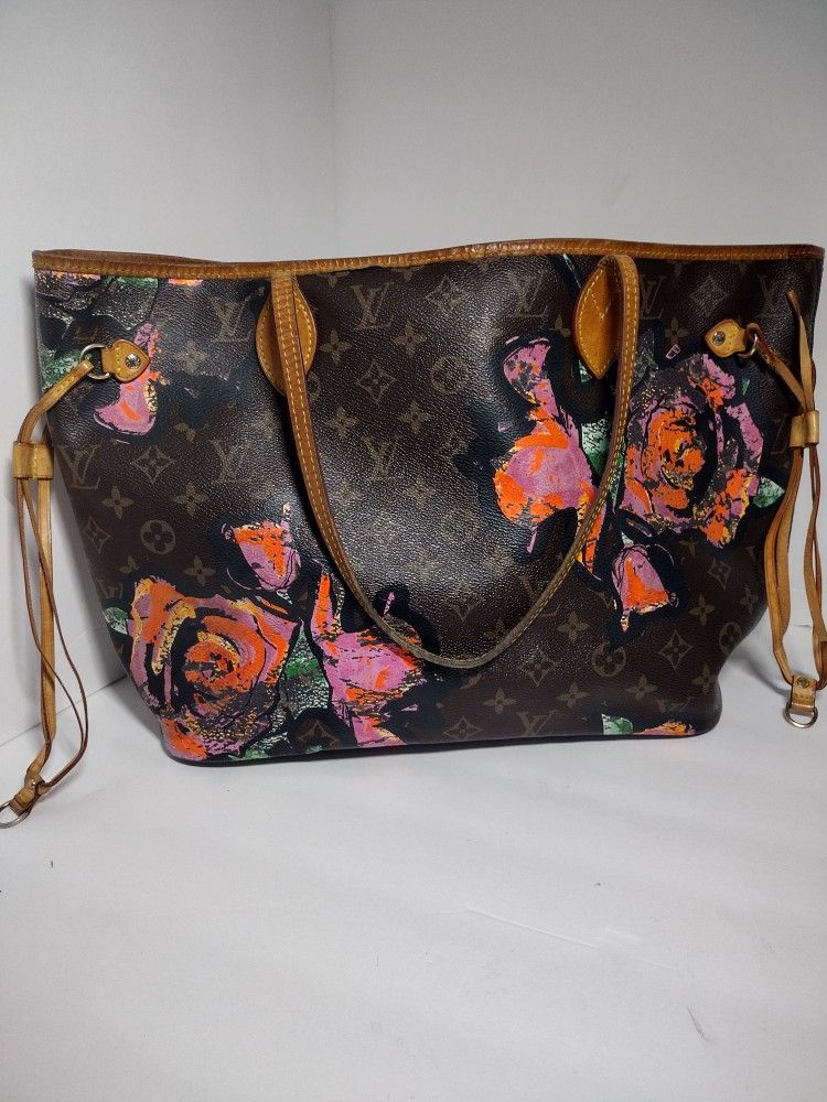 Louis Vuitton Neverfull Mm Stephen Sprouse Rose