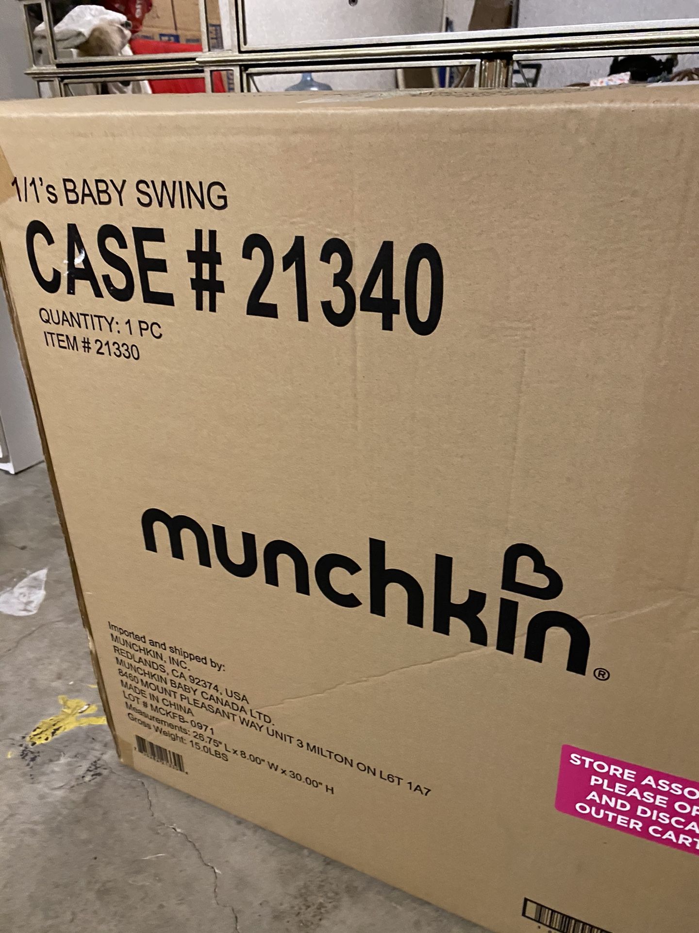 Baby Swing $100 New