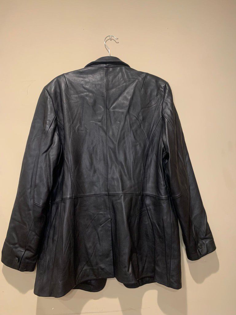 Denim & Co Signiture Leather Jacket!