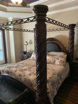North shore Canopy Bed & Armoire  Thumbnail