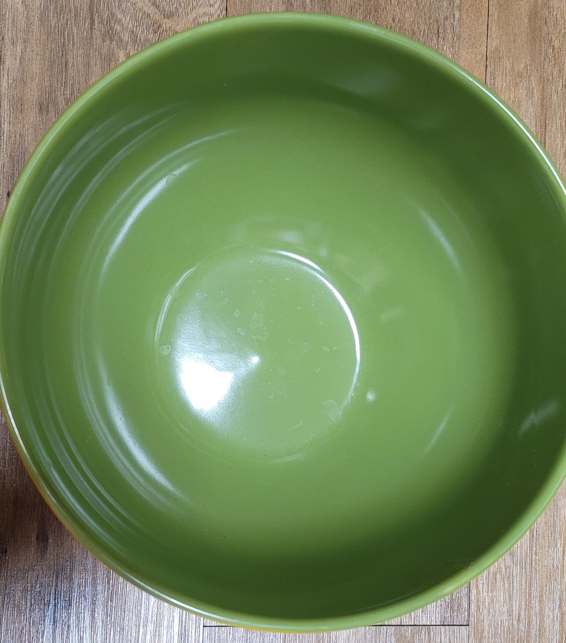 Brand New large stoneware twin color mixing bowl!