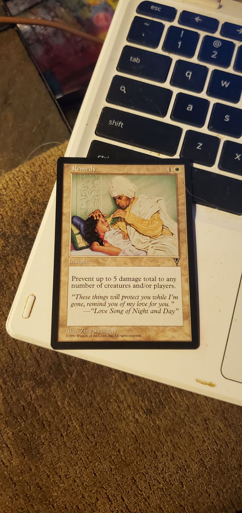 Remedy magic card