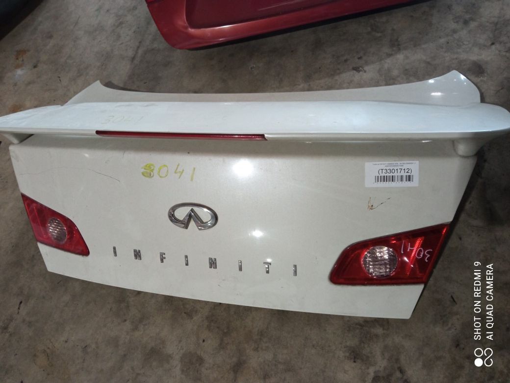Trunk Lid For 2006 Infiniti G35 Stock 93041