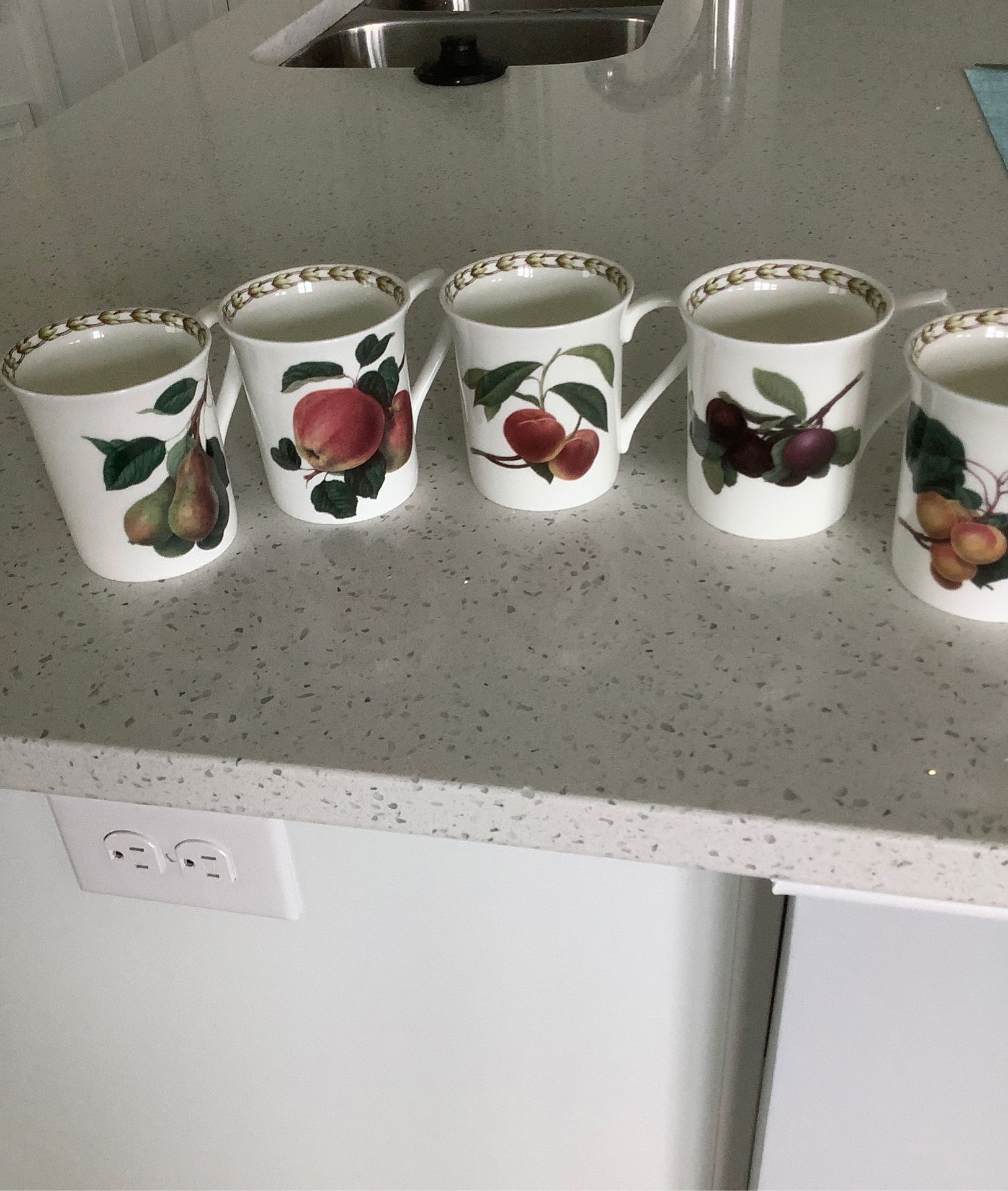 Five China Teacups/Mugs