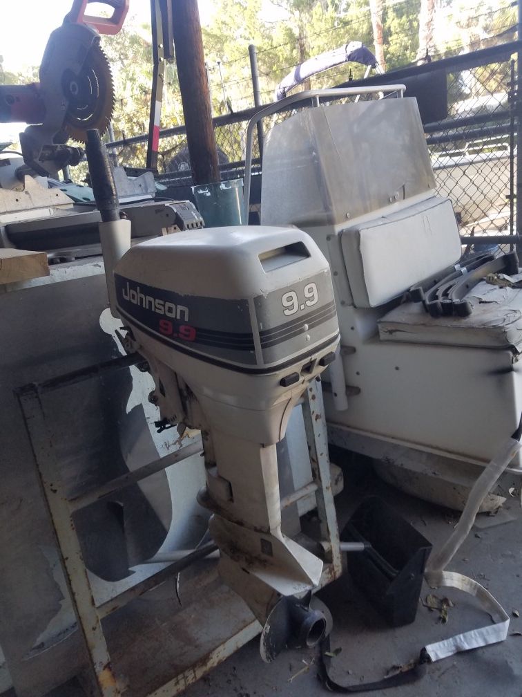 Yamaha 9.9 four stroke and a Johnson 9.9 two stroke for Sale in Holiday