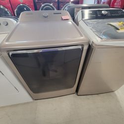 Samsung Tap Load Washer And Electric Dryer Set New Scratch And Dents With 6month's Warranty  Thumbnail
