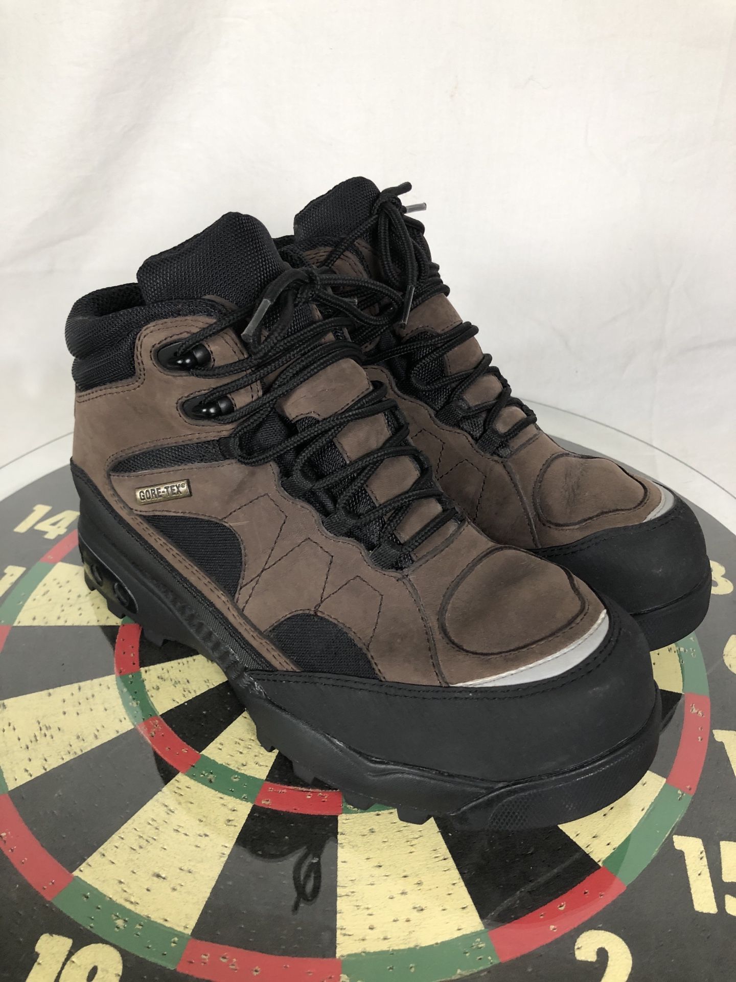 Nike ACG Air Hiking Brown Boots Men 9.5 US Leather Vintage 303830 Camping 2002