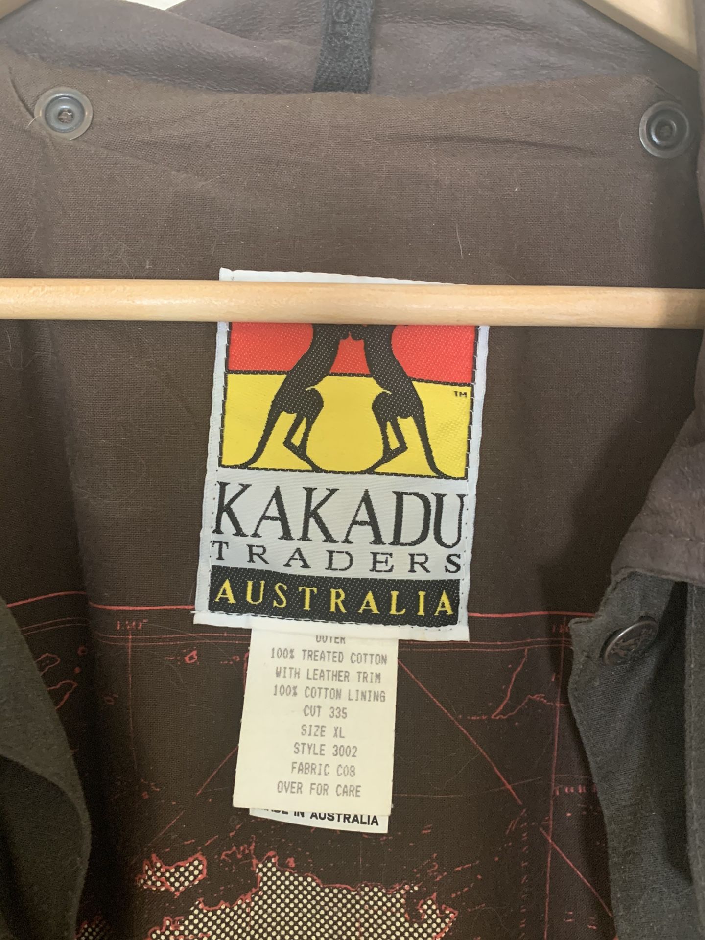 Kakadu Traders Oilskin Drovers Duster Coat XL