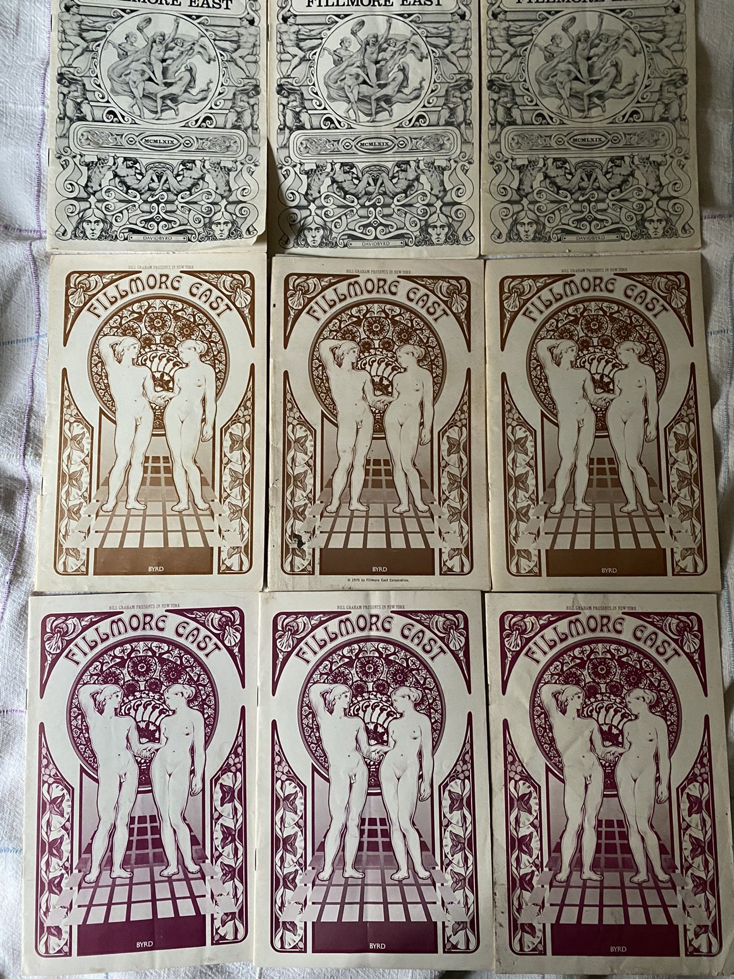 Fillmore East Programs And Concert tickets