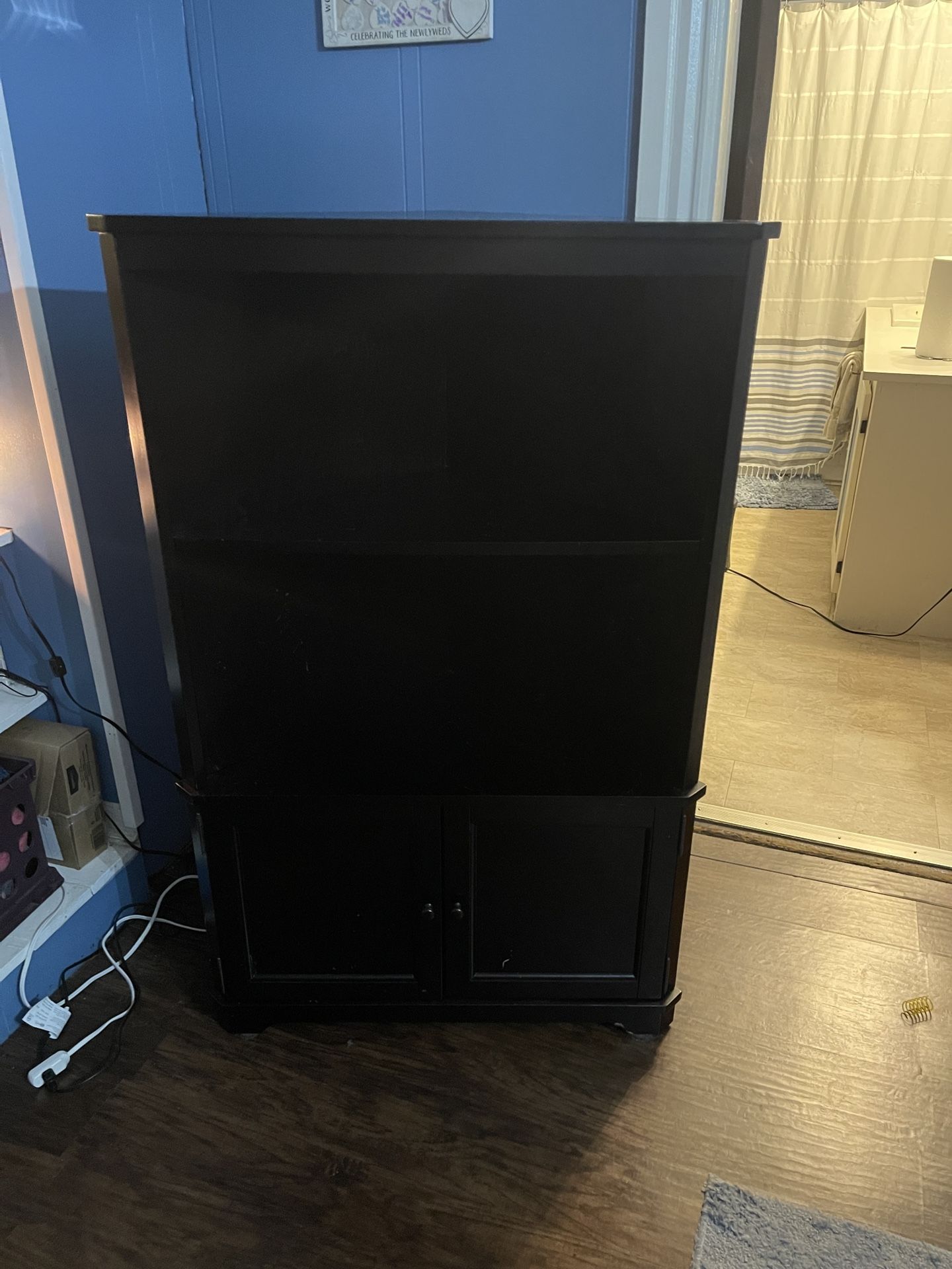 Black Corner Shelf