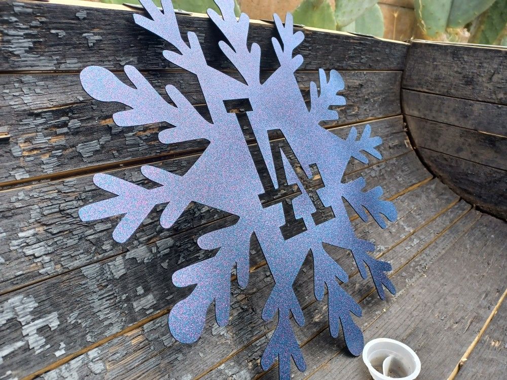 BIG LOS ANGELES DODGERS SNOW FLAKES