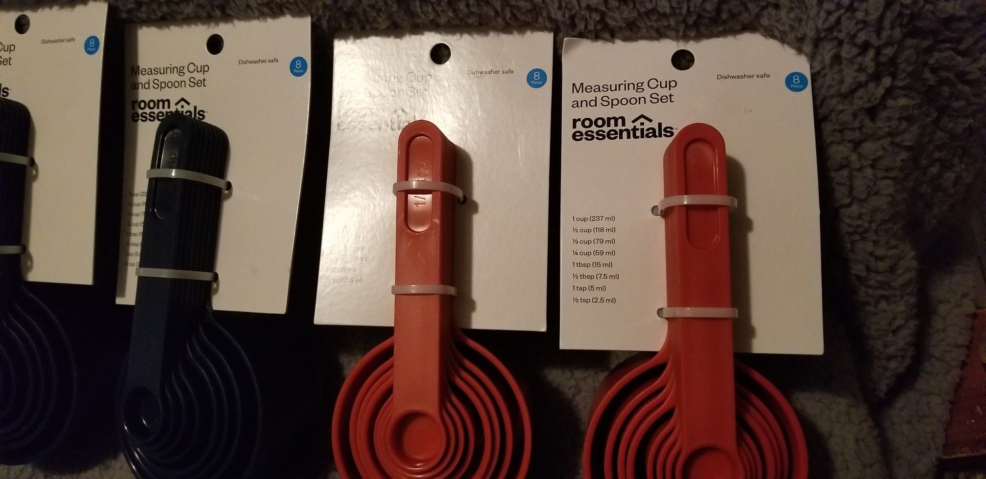 8pc Plastic Measuring Cup and Spoons Set - Room Essentials™