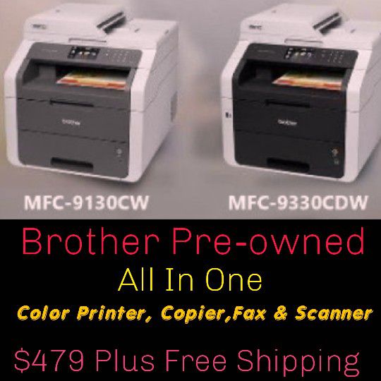 Brother Pre-owned Printers And Copiers Plus a Free 6 Months Supply Of Toner