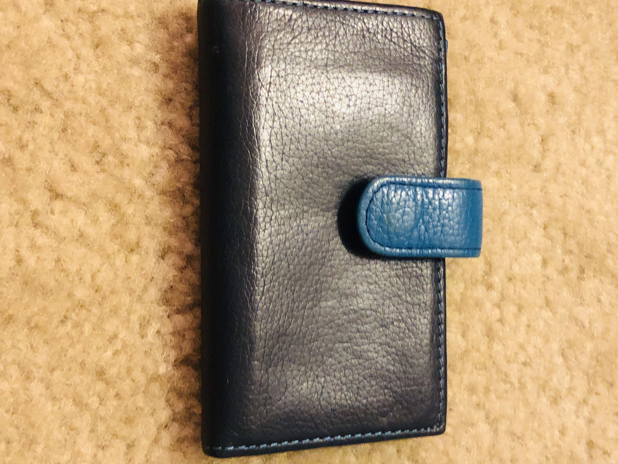 Small Unisex I’d Wallet Genuine Leather 