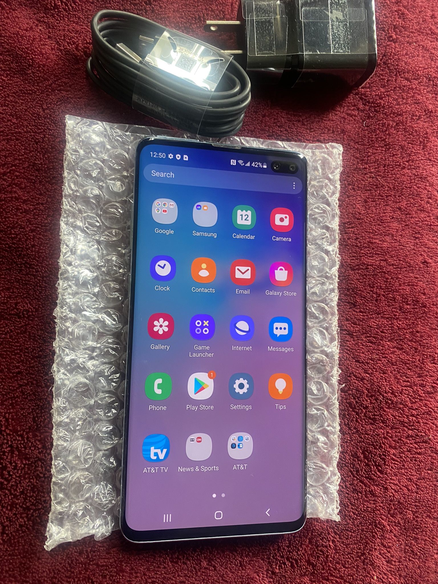 Unlocked Samsung Galaxy S10plus, 128gb