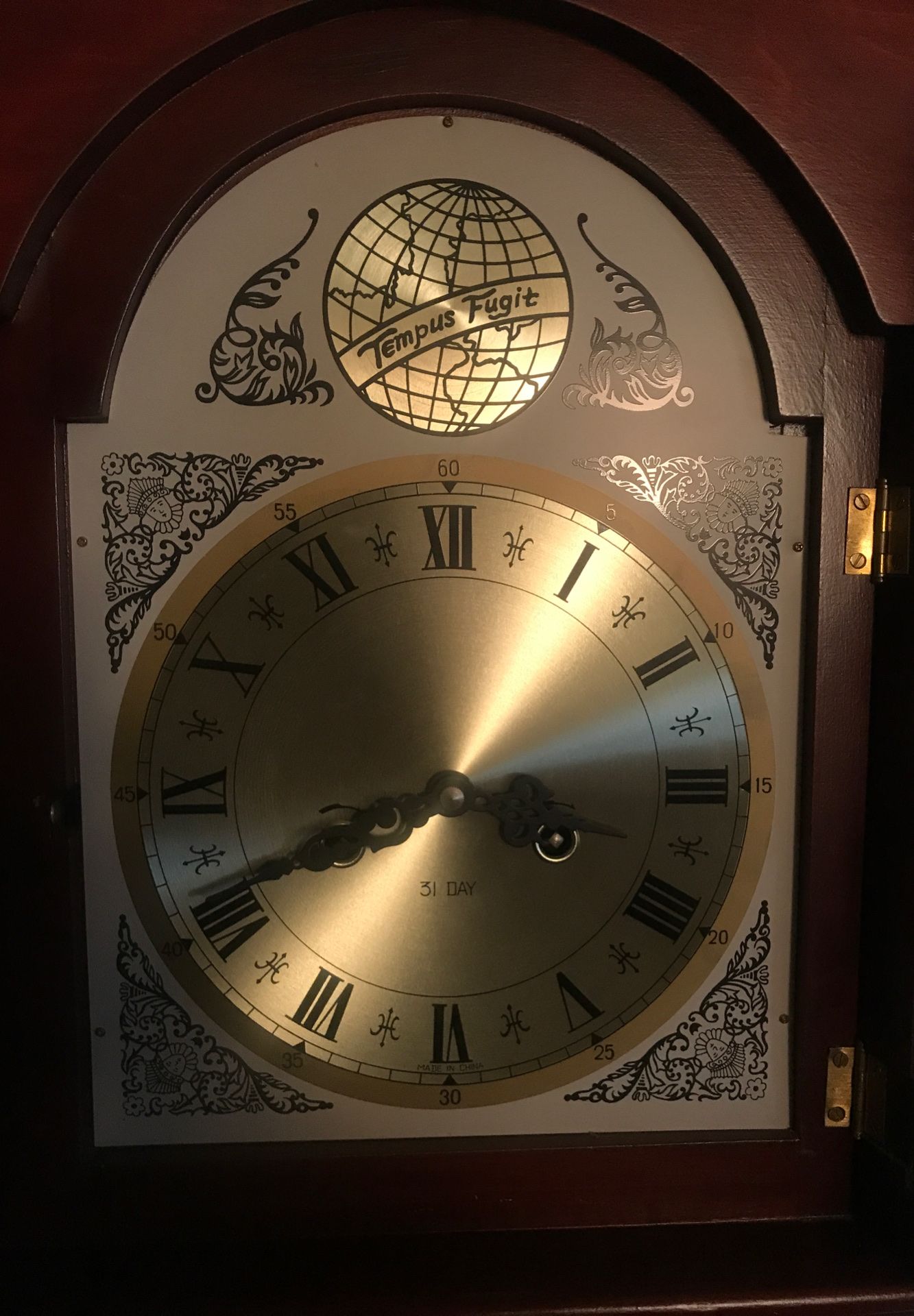 Tempus Fugit Grandfather Clock