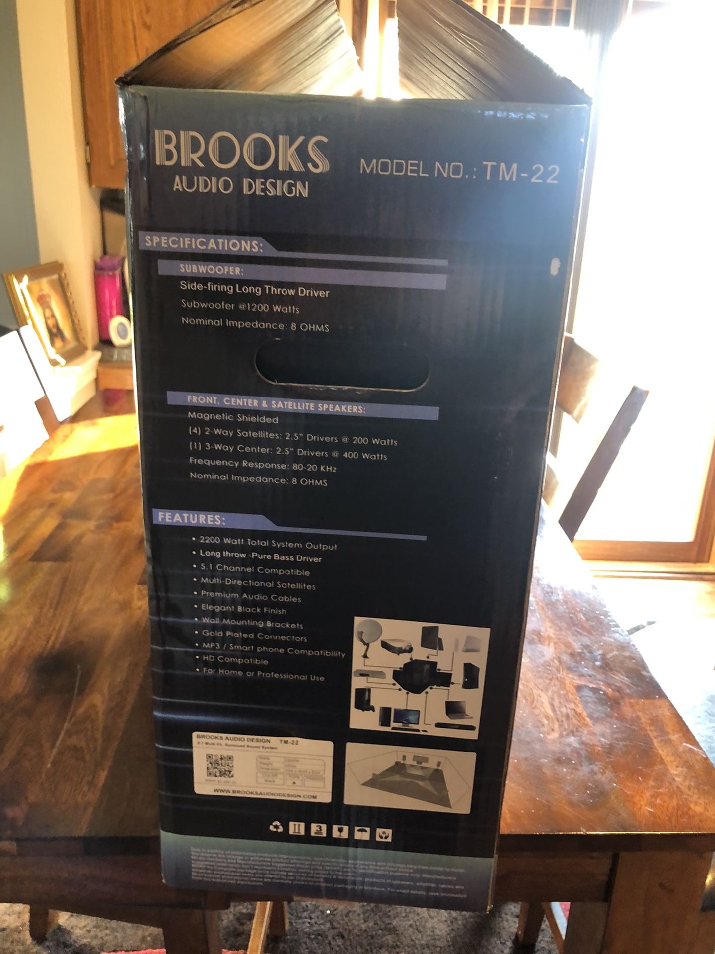 Brooks Audio Design Home Theater System Tm-22 for Sale in Saint Charles, MD  - OfferUp