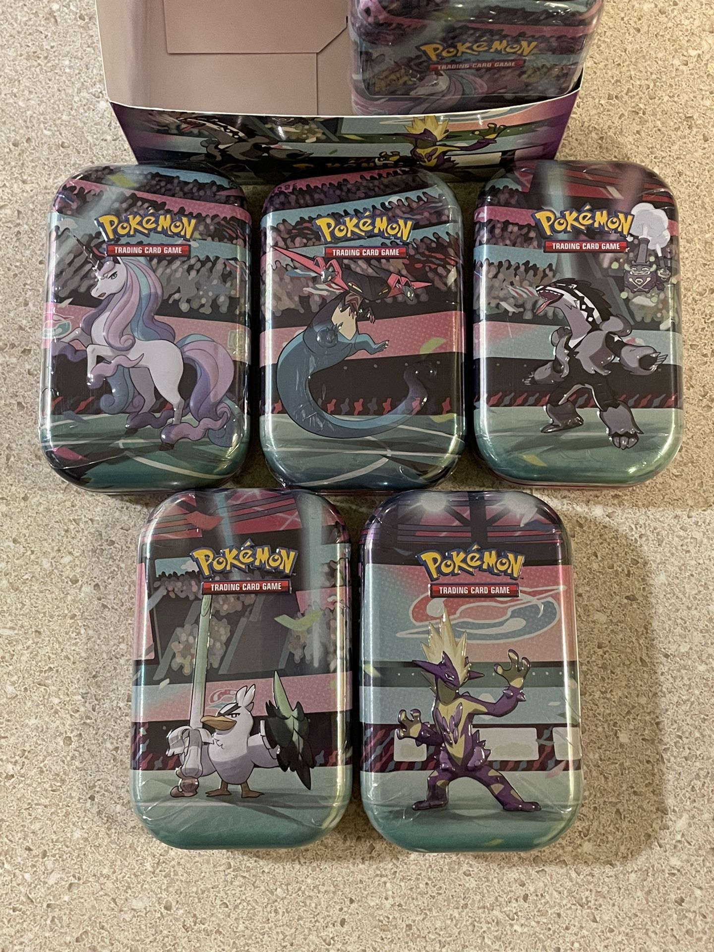 Pokémon TCG Galar Power Mini Tins! H21 Cosmic Eclipse Packs! for Sale ...