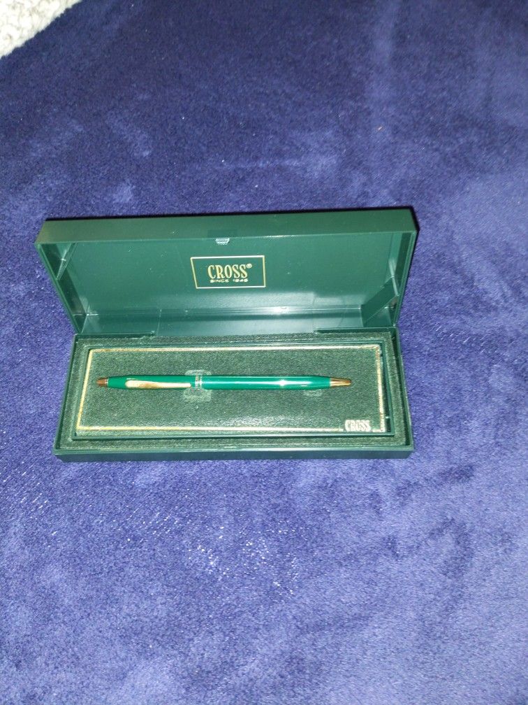 Cross Bal Point Pen, W/ Hold Plates. Year 1953 Antique
