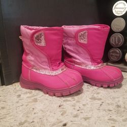 Childrens Place Snow Boots Rain Size 10 Girls Thumbnail
