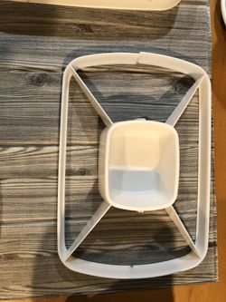 Pampered chef chill deviled egg veggie platter dish with ice pack and lid Thumbnail
