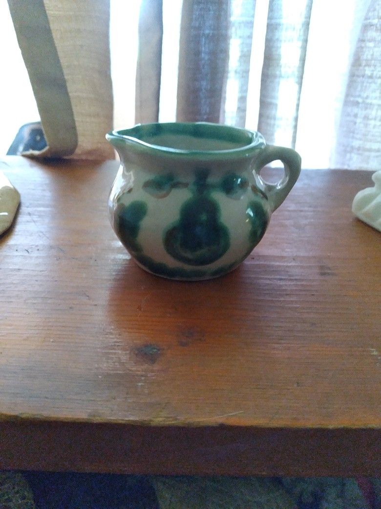Small Vintage Cream Holder I'm Thinking..lol 2 inches In Every Diameter