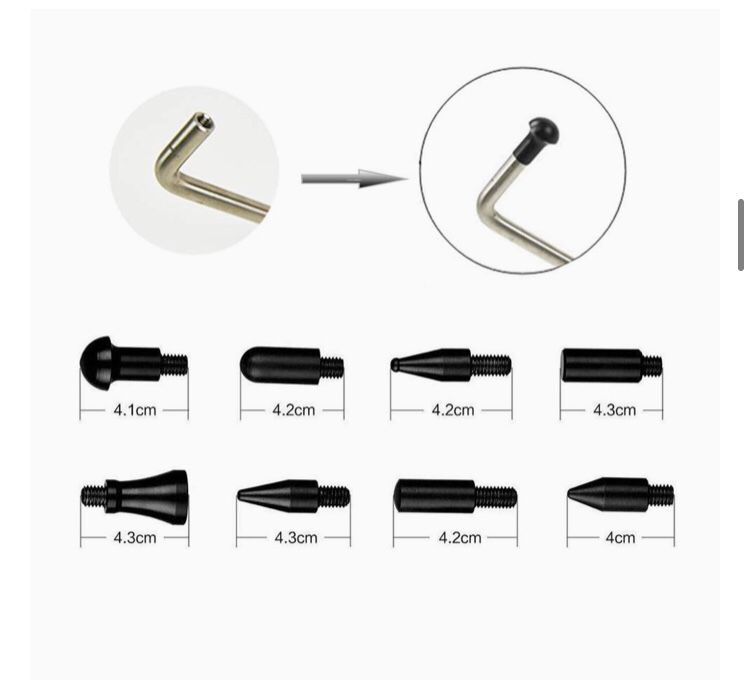 JMgist Rods Tools Paintless Dent Repair Kit
